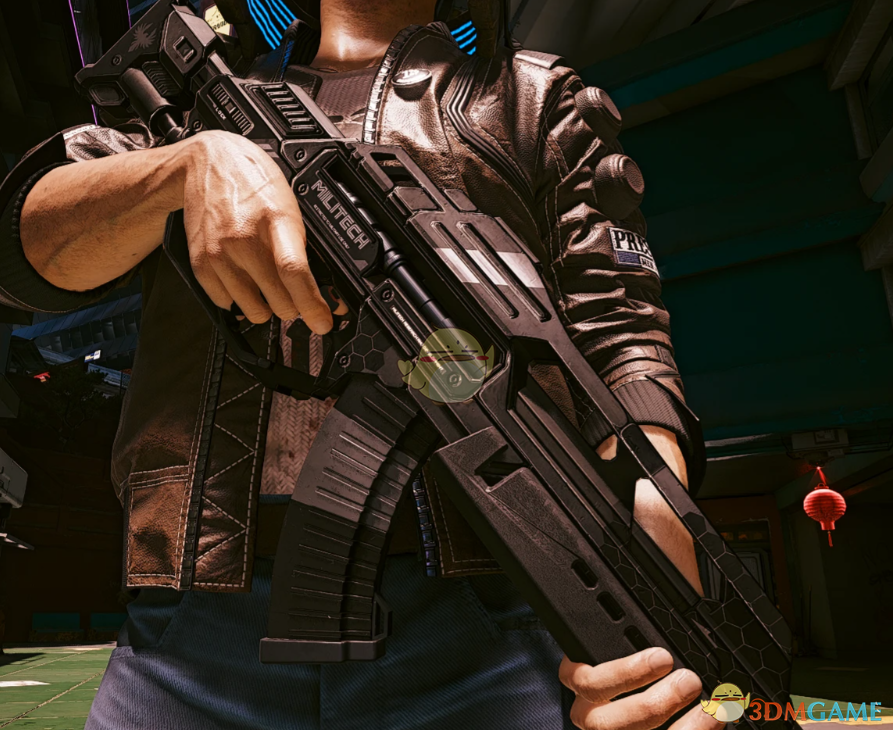 《赛博朋克2077》军用科技阿贾克斯智能步枪MOD