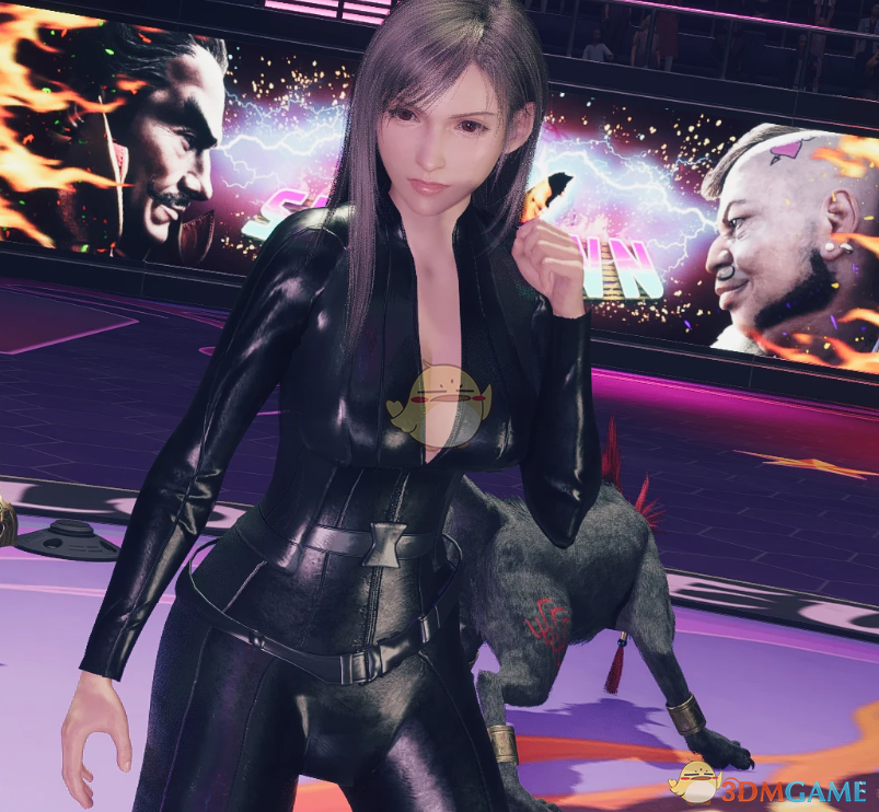 《最终幻想7:重生》蒂法的黑寡妇紧身衣MOD