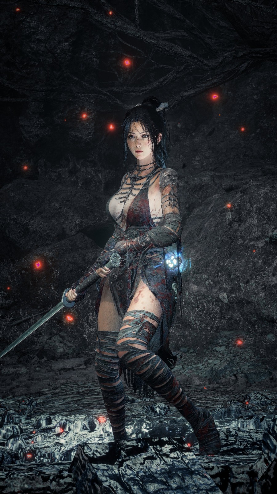 《明末：淵虛之羽》玩家精美截圖 性感女主唯美風(fēng)景