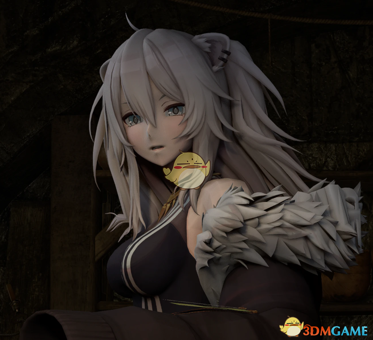 《生化危机4：重制版》Hololive虚拟主播獅白牡丹替换里昂MOD