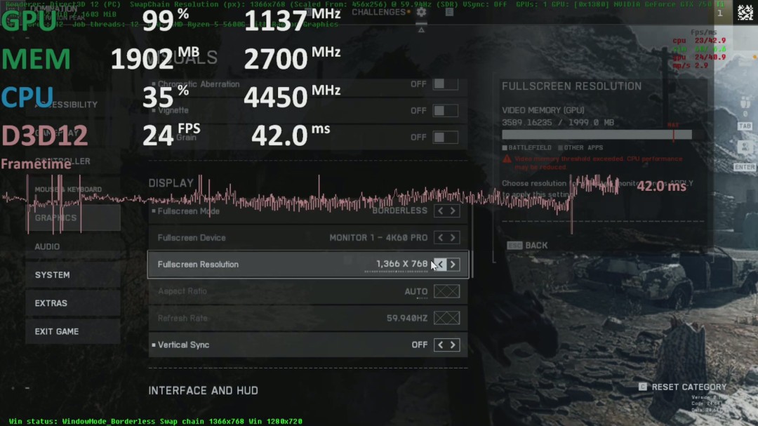 11年前的老显卡GTX 750Ti成功运行《战地6》