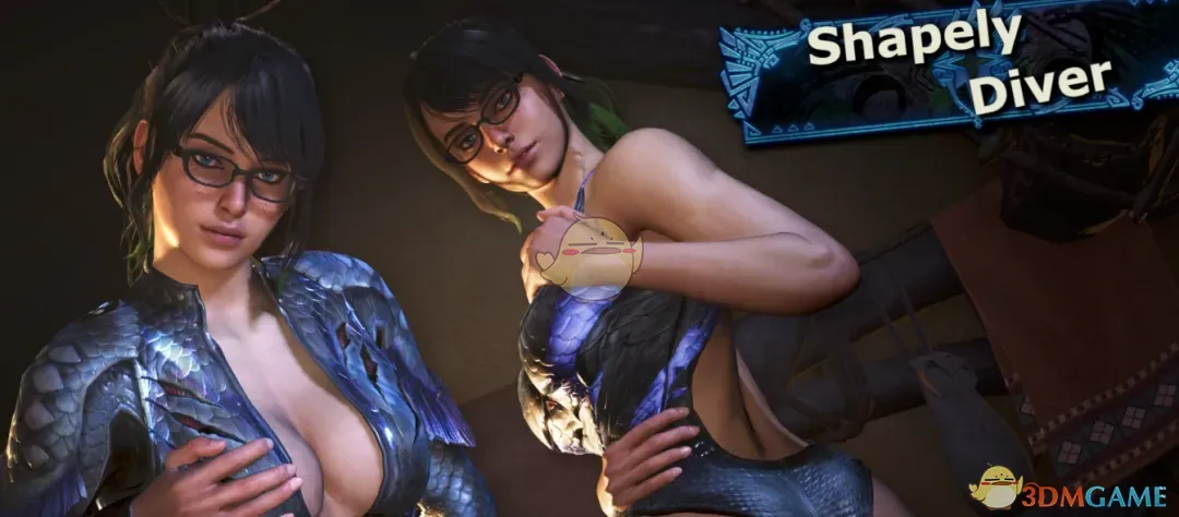 《怪物猎人：荒野》更加丰满的潜水套MOD