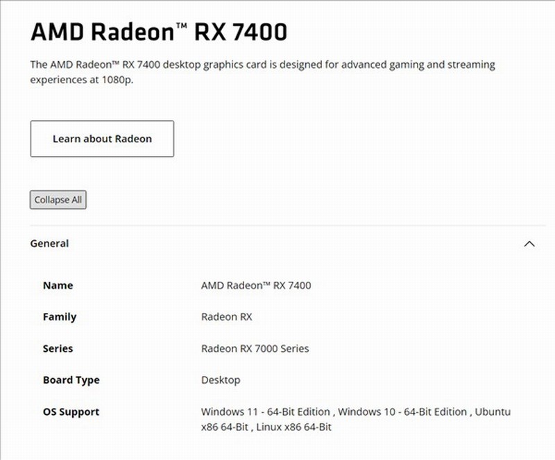 AMDȻƳRX74008GBԴ55W żƷ
