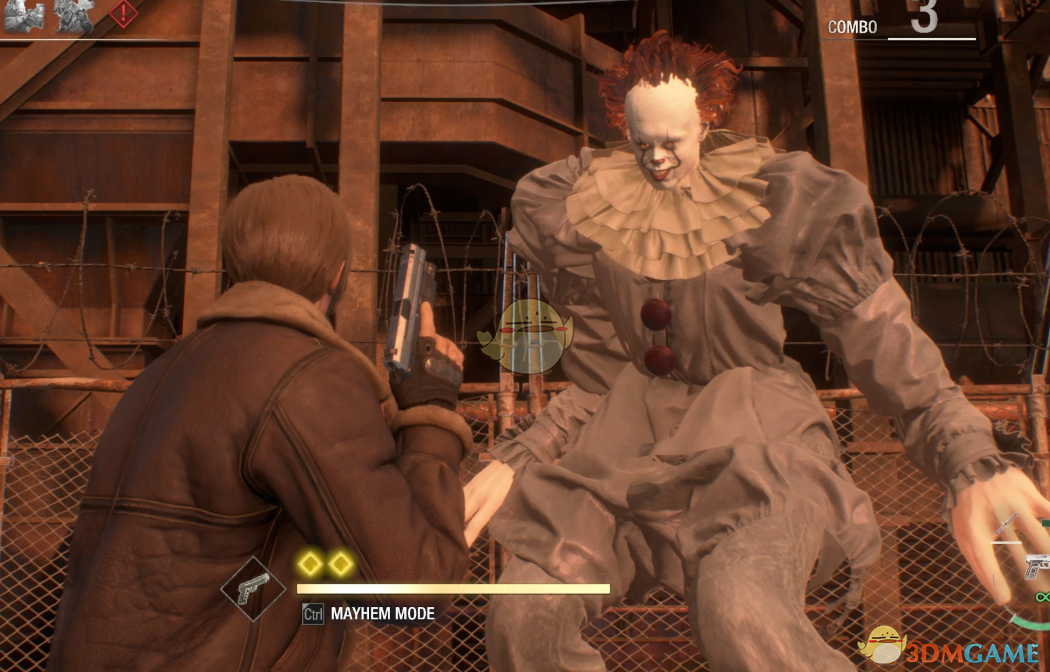 《生化危机4:重制版》小丑回魂潘尼怀斯替换贝尔杜戈MOD