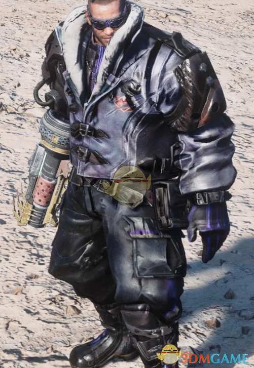 《最终幻想7：重生》巴雷特的紫电套装MOD