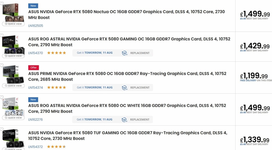 5080˶èͷӥRTX5080۳14000Ԫ