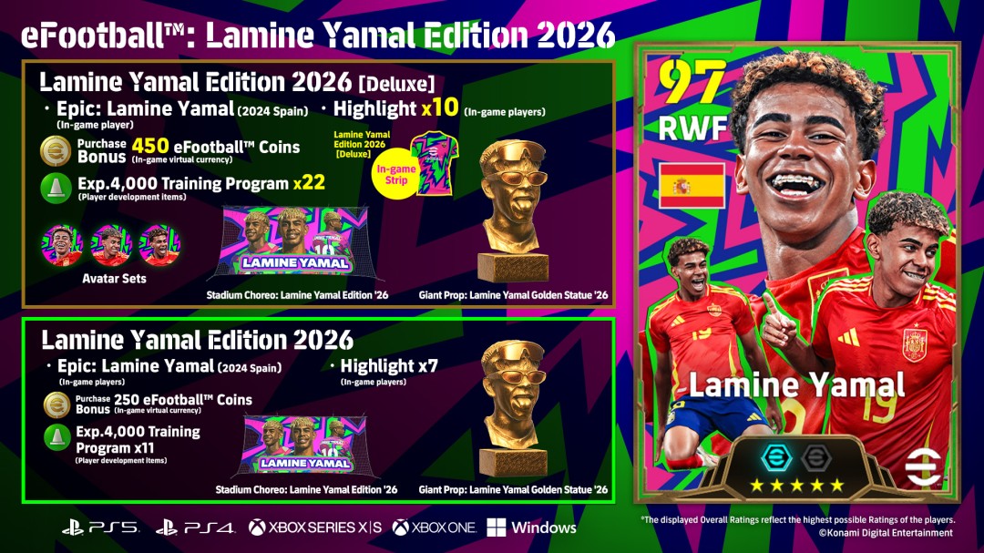 欢庆eFootball30周年重大赛季更新即将登场！