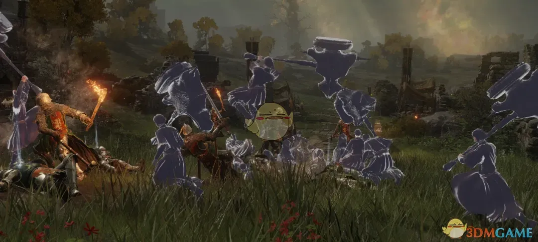 《艾尔登法环》同时召唤五个仿生泪滴MOD