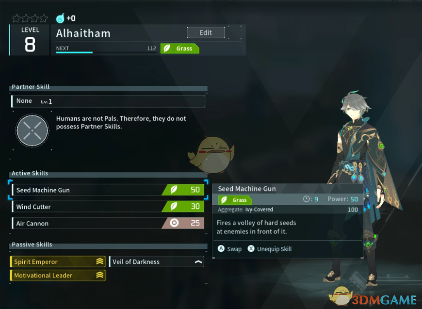 《幻兽帕鲁》原神艾尔海森MOD