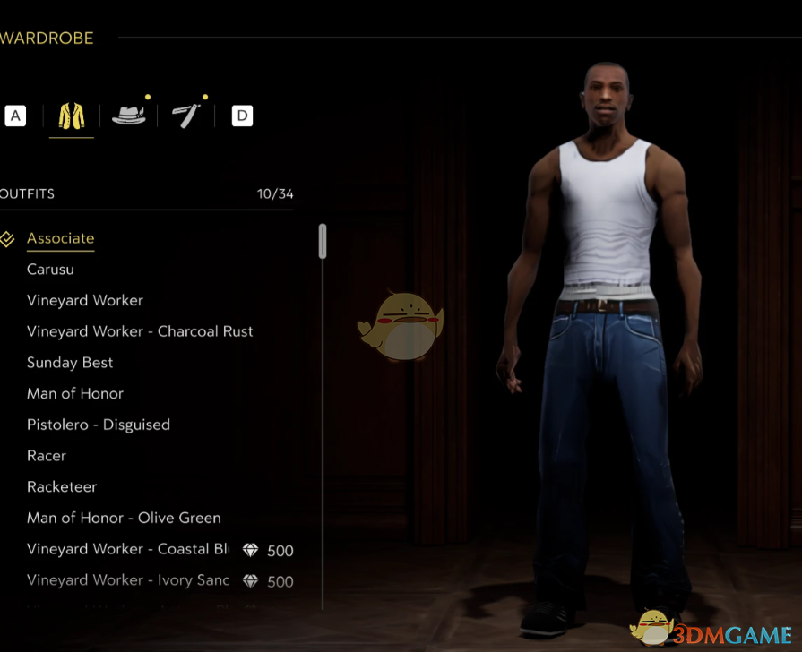 《四海兄弟：故乡》侠盗猎车手卡尔·约翰逊外观MOD