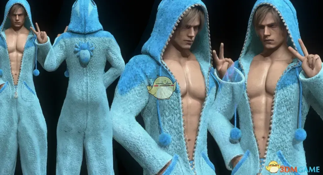 《生化危机4:重制版》里昂的连体睡衣MOD