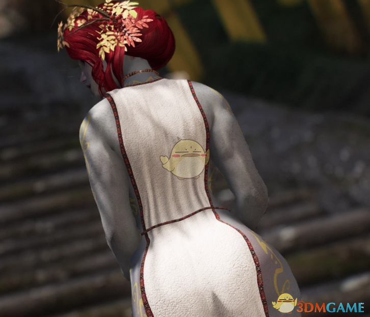 《上古卷轴5：天际重制版》开襟连衣裙MOD