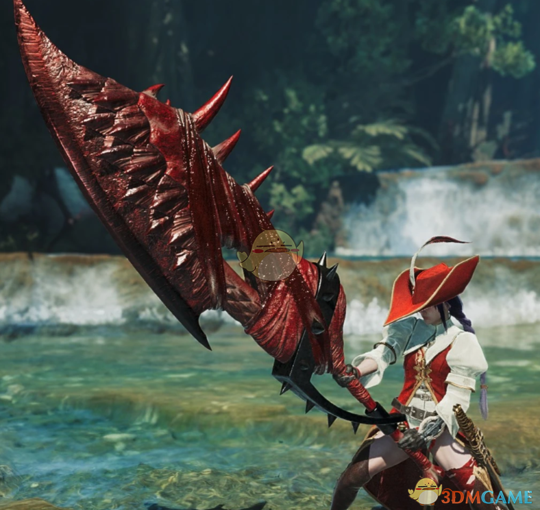 《怪物猎人：荒野》猩红的女武神骨剑MOD