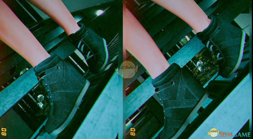 《赛博朋克2077》高坡跟运动鞋MOD