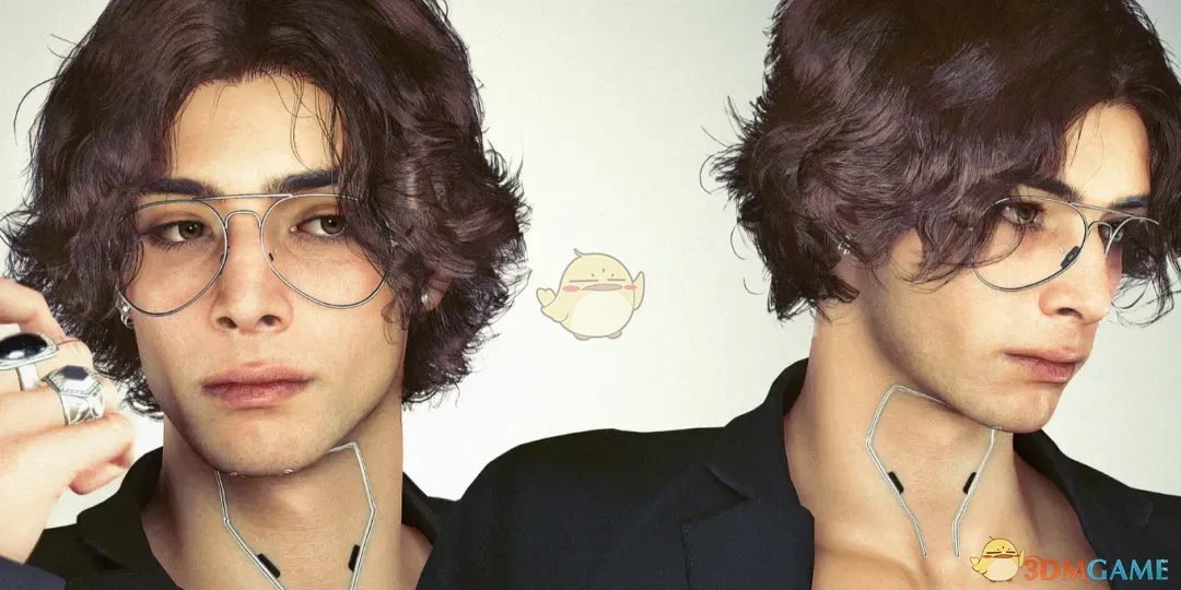 《赛博朋克2077》凌乱卷发MOD