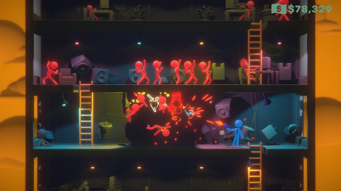 《打工火柴人》Steam抢先体验开启 物理战斗小清新