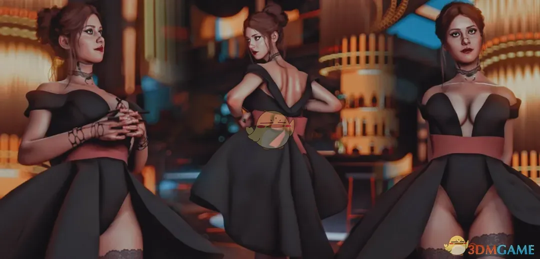 《赛博朋克2077》奢华女巫连衣裙MOD