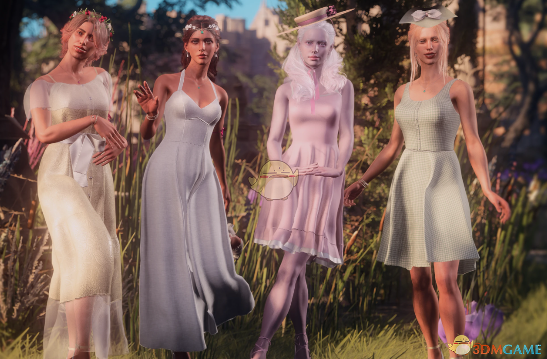 《博德之门3》夏季连衣裙和配饰包MOD
