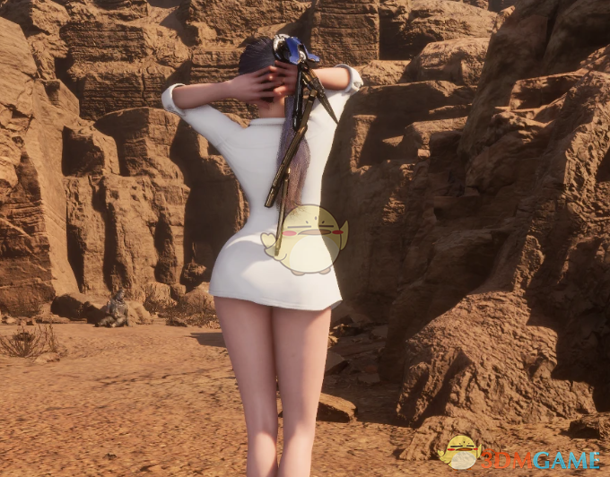 《剑星》伊芙的性感白衬衫秘书装MOD