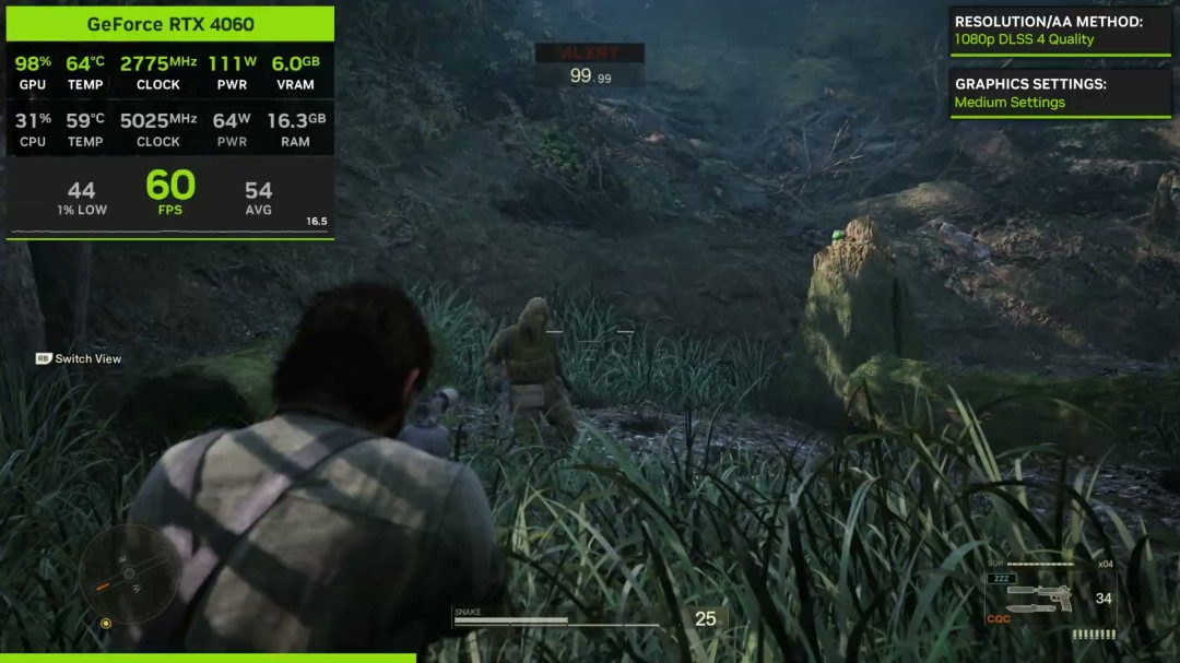 Ͻװ3ư桷RTX 4060 1080P߻
