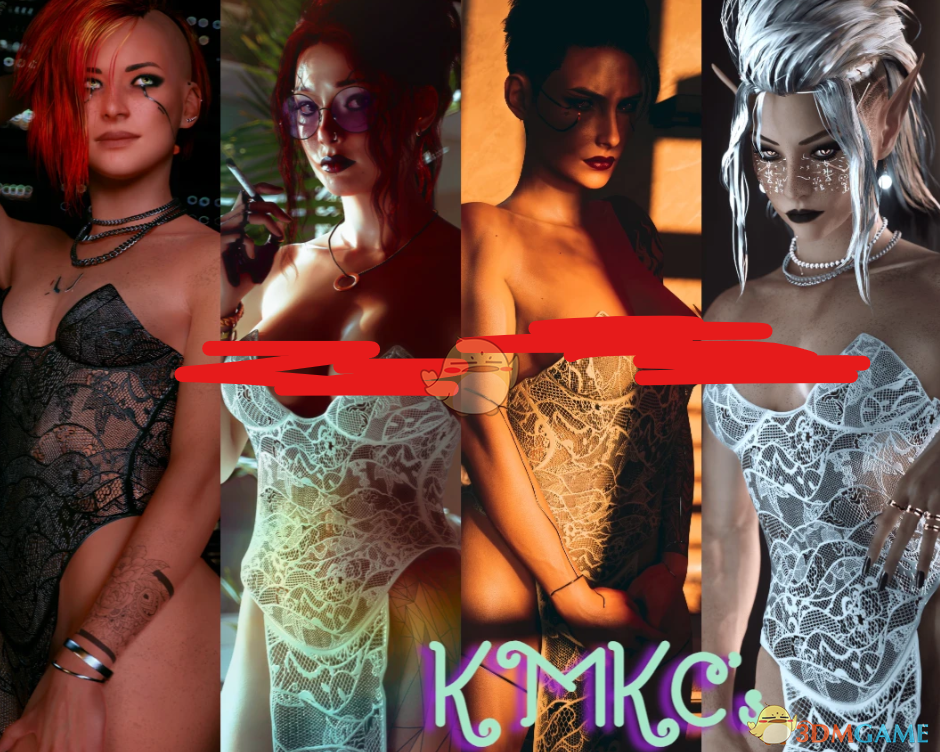 《赛博朋克2077》性感蕾丝连衣裙MOD