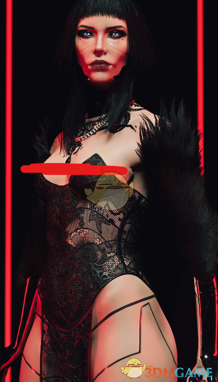 《赛博朋克2077》性感蕾丝连衣裙MOD