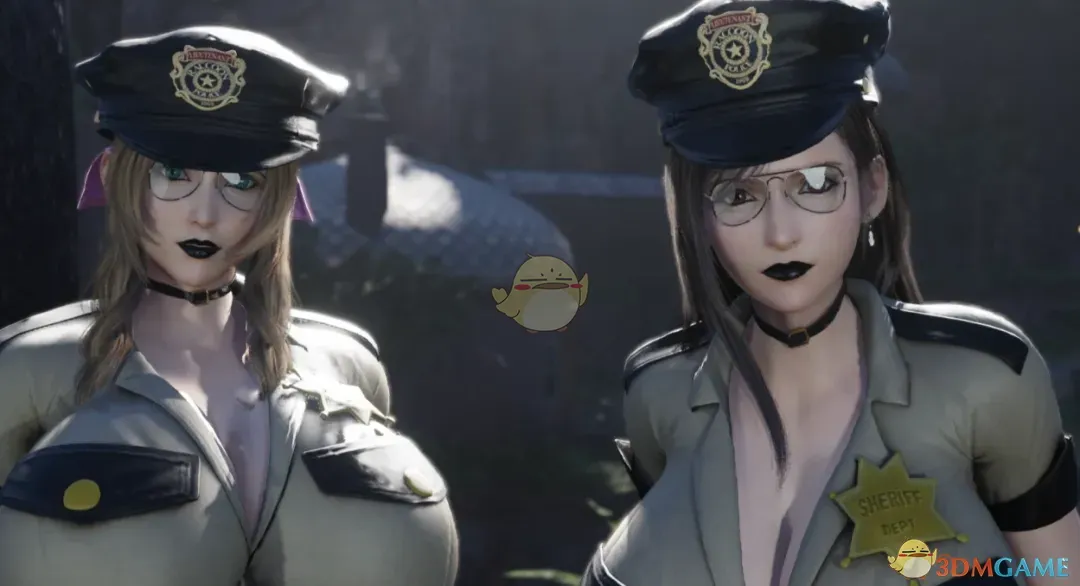 《最终幻想7：重生》蒂法的性感丰满警长制服MOD