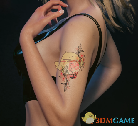 《赛博朋克2077》樱花纹身包MOD