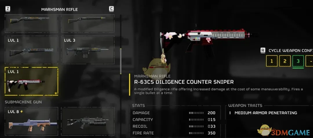 《绝地潜兵2》蔚蓝档案伊吹的制式小枪MOD