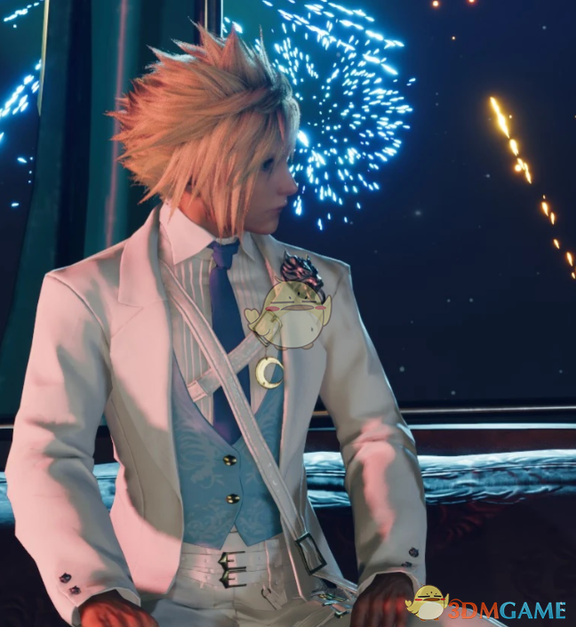 《最终幻想7：重生》克劳德的白色婚礼西装MOD