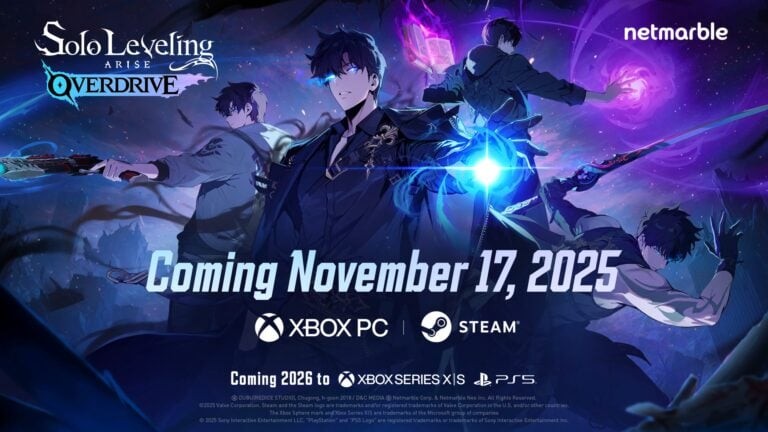 人气动画《我独自升级》改编游戏11月17日上线Steam！售价188元