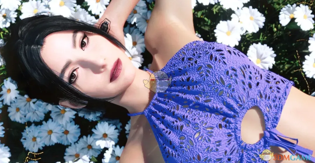 《赛博朋克2077》夏季印花上衣MOD