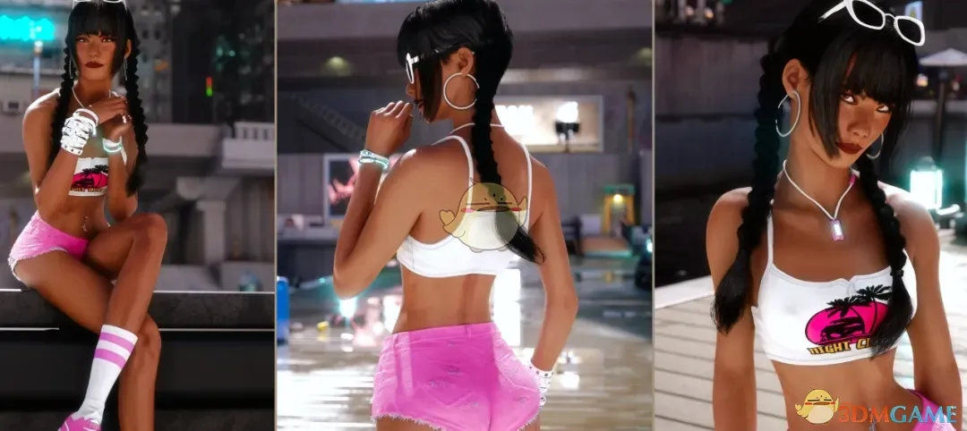 《赛博朋克2077》鸡尾酒派对服装MOD