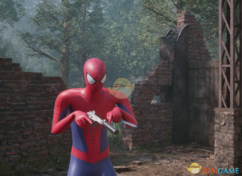 《合金装备3：重制版》扮演蜘蛛侠MOD