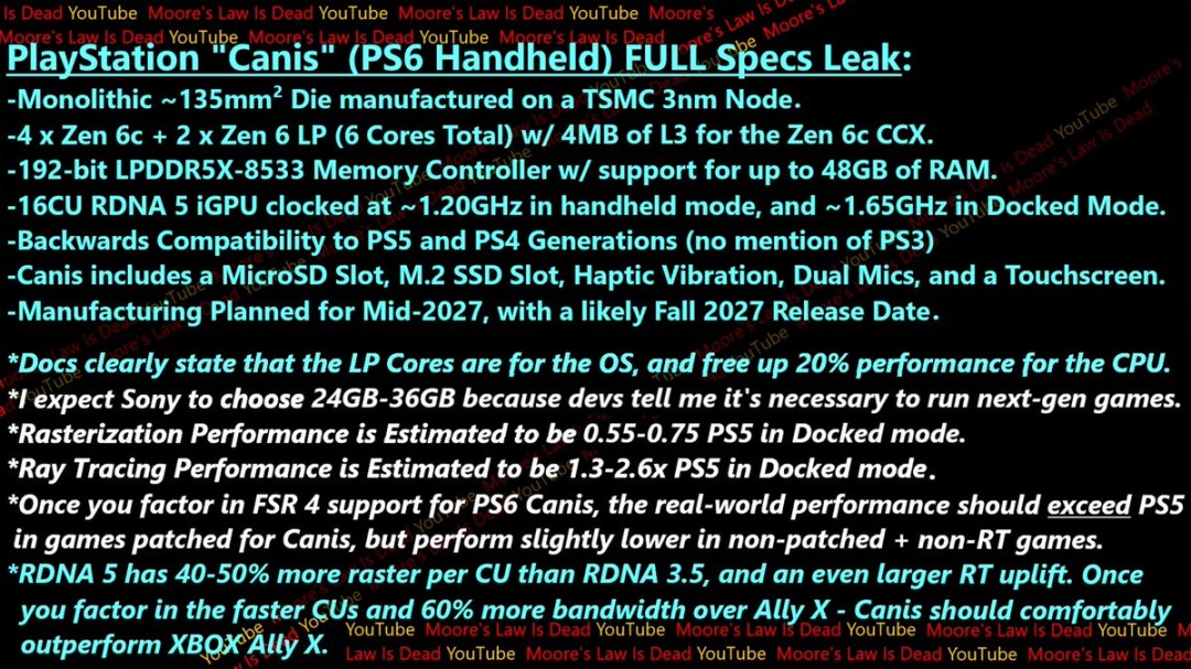 传PS6掌机类似Switch有底座模式 性能轻松碾压Xbox掌机、价格更便宜