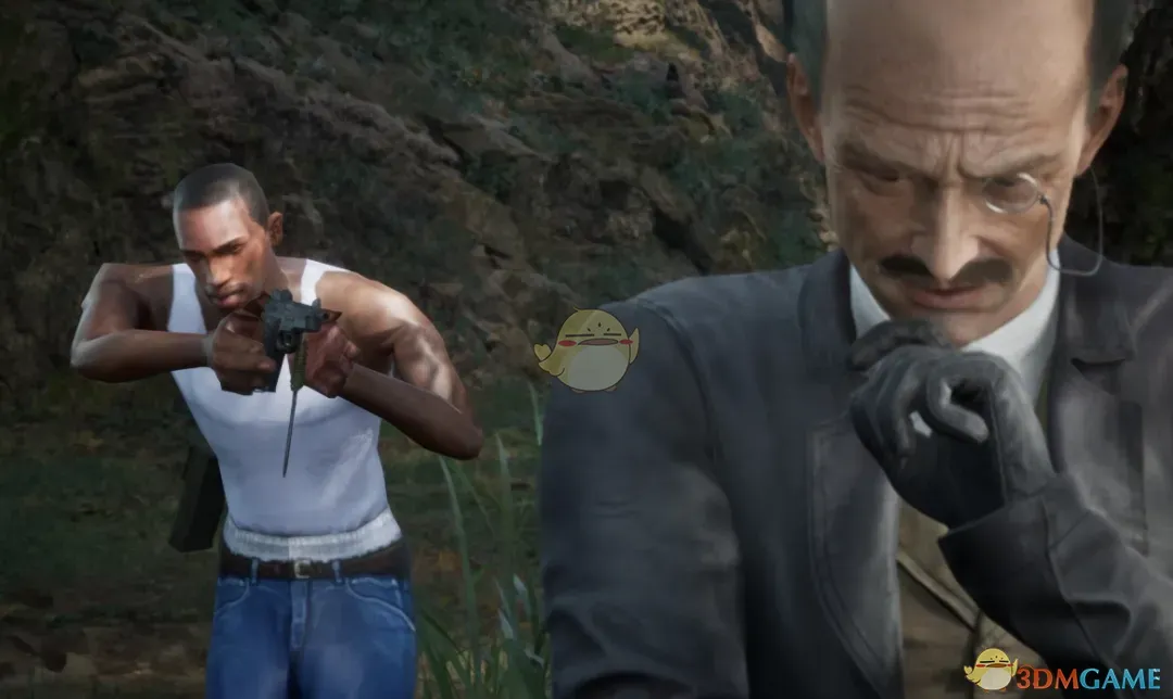 《合金装备3：重制版》扮演侠盗飞车手CJMOD