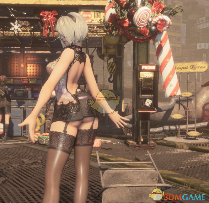 《剑星》伊芙的云龙幻影黑色旗袍MOD