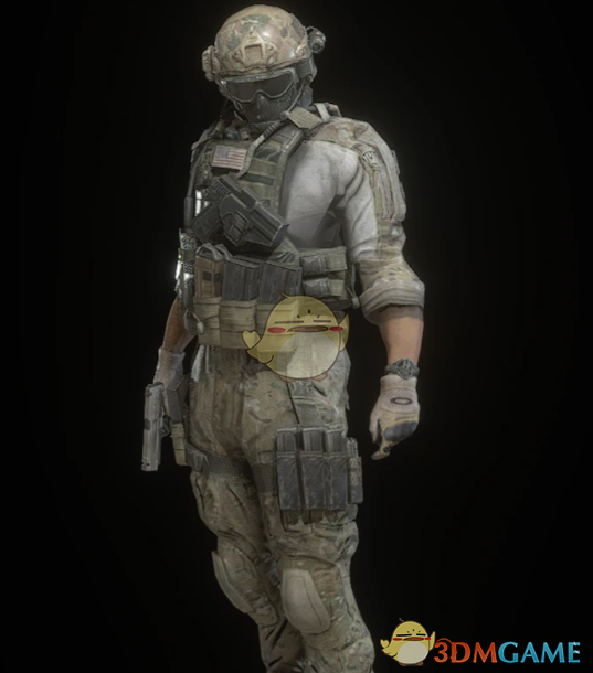 《生化危机4：重制版》使命召唤寒霜替换里昂MOD