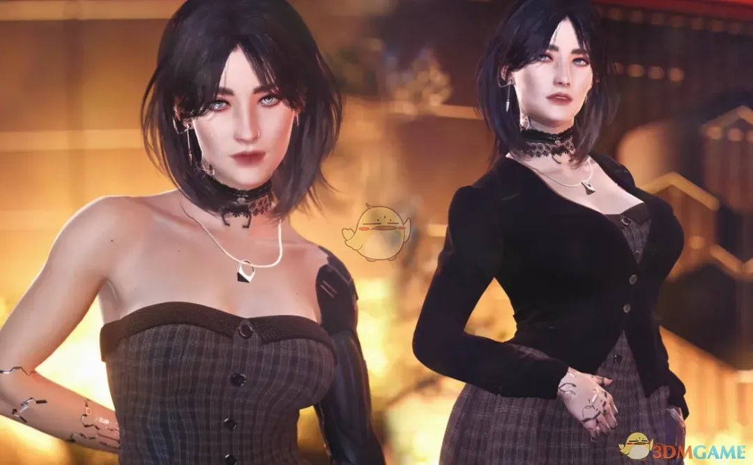 《赛博朋克2077》性感Corpo连衣裙MOD