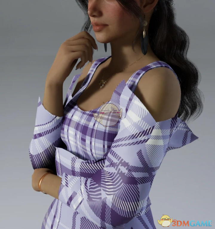 《InZOI》素色连衣裙MOD