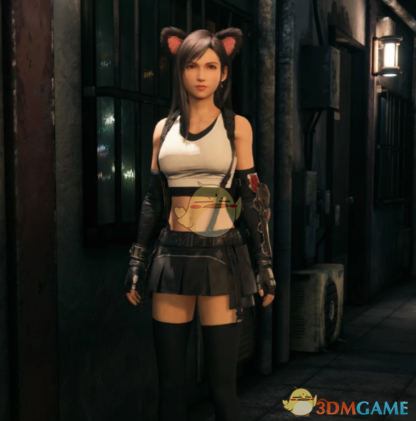 《最终幻想7：重制版》蒂法的猫耳头饰MOD