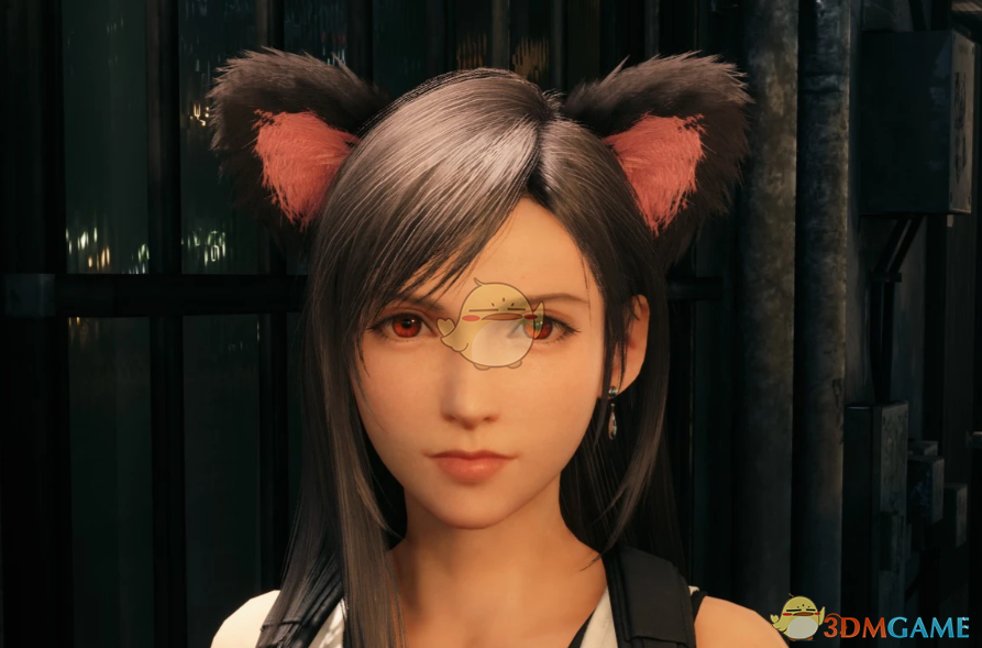 《最终幻想7：重制版》蒂法的猫耳头饰MOD