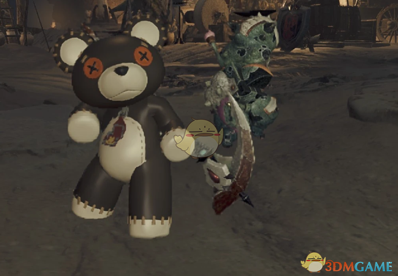 《怪物猎人：荒野》罗杰熊替换艾露猫MOD