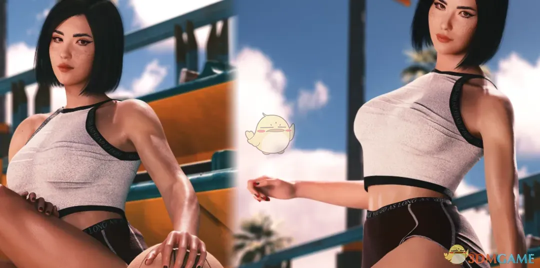 《赛博朋克2077》性感瑜伽健身装MOD