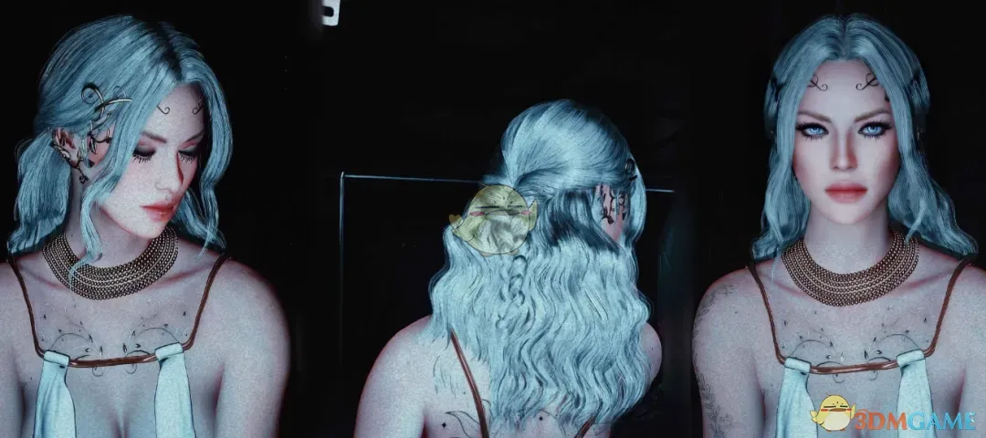 《赛博朋克2077》冰与火之歌丹妮莉丝发型MOD