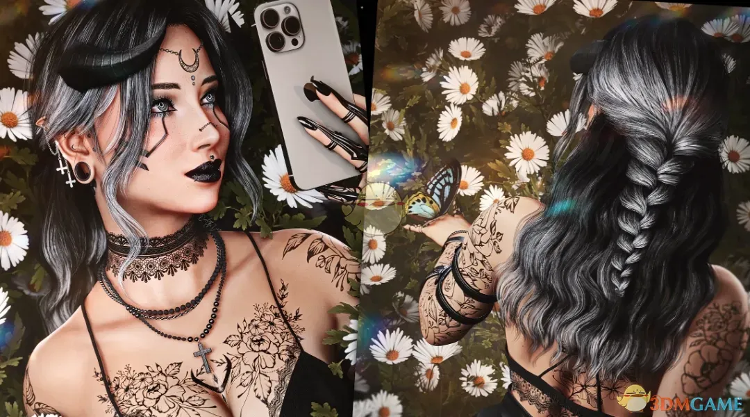 《赛博朋克2077》冰与火之歌丹妮莉丝发型MOD