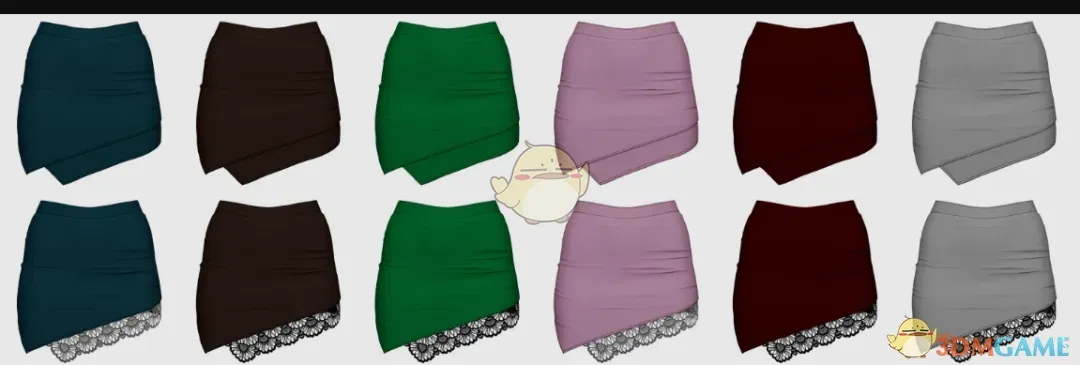 《赛博朋克2077》不对称半身裙MOD