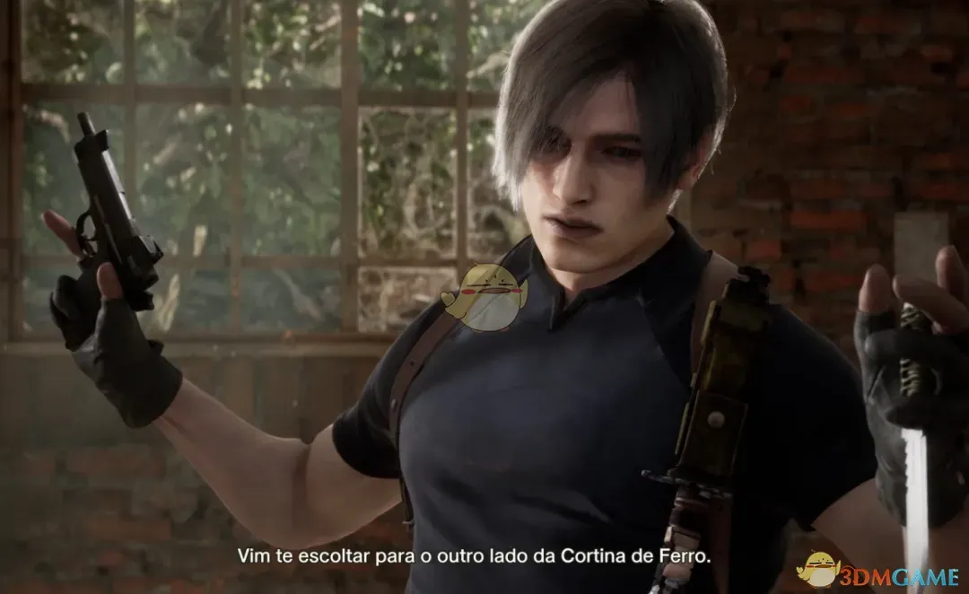 《合金装备3：重制版》扮演生化危机4里昂MOD