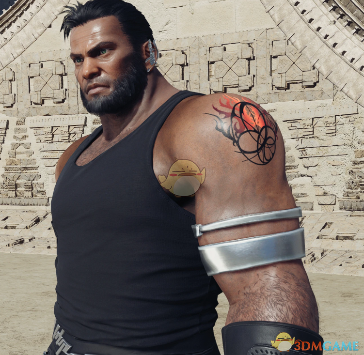 《最终幻想7：重生》巴雷特的PUBG服装MOD