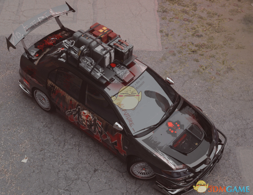 《赛博朋克2077》三菱Lancer Evolution IX赛车MOD